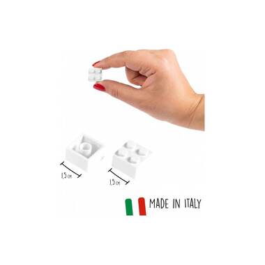 BLOX building blocks 100 white 4-piece blocks | postshop.ch