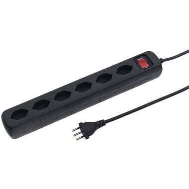 STEFFEN Power Strip POWER EASY 6x T13 horizontal