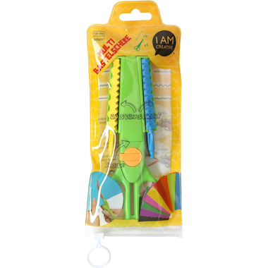 I AM CREATIVE Multi-Bastelschere 4080.35 9 Konturen, 16cm