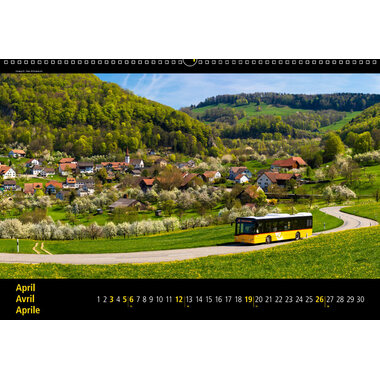 PostAuto-Kalender 2026 von Calendaria