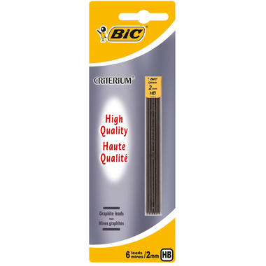 BIC Mine Criterium HB 875584 grigio, 6 pezzi