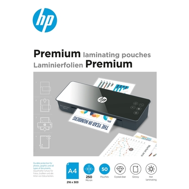 HP Laminiertaschen 9125 Premium, A4, 250 Mic