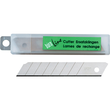 BÜROLINE Lames 18x100mm 167008 45 degrés 10 pcs.