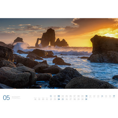 ACKERMANN Bildkalender 2026 3625 Meer DE/E 66x50cm