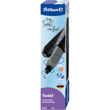 PELIKAN Tintenroller Twist R457 946962 schwarz