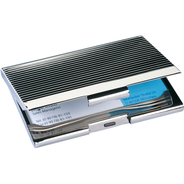 SIGEL Astuccio bigli.vis. 62x95mm VZ130 cromo -20 carte