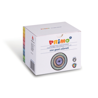 PRIMO Kreide rund 012GC100R ass., staubfrei 100 Stück