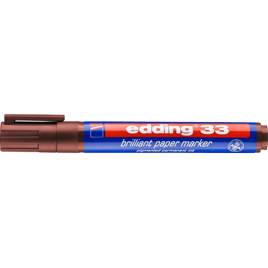 EDDING Permanent Marker 33 1-5mm 33-7 marrone