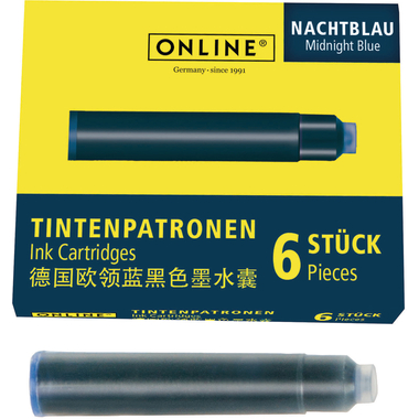 ONLINE Cart. Inchiostro Kombi 17058/12 Nightblue 5 pezzi