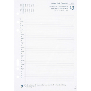 SUCCES Agenda A5 2027 847002000027U 1G/1P sostit.compl. 14.8x21cm