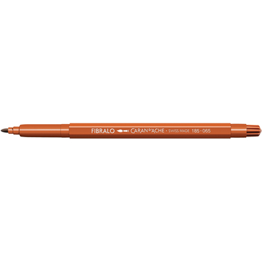 CARAN D'ACHE Stylo fibre Fibralo 185.065 rouge/brun