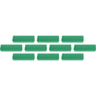 MAGNETOPLAN Supp. Calamita Rettang. 1665105 verde 10 pezzi