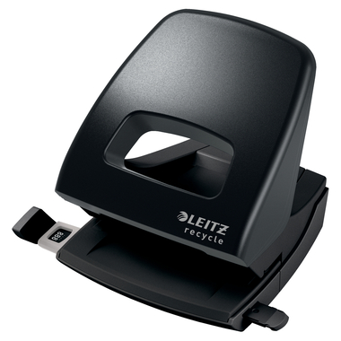 LEITZ Locher NeXXt Recycle 5003-00-95 schwarz, CO2 neutral 30 Blatt
