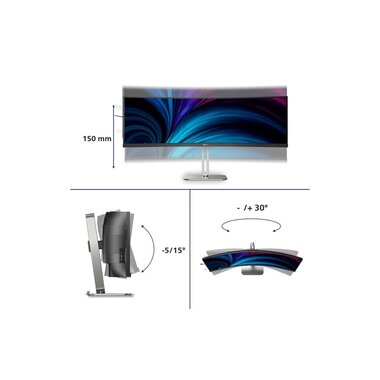 Philips Moniteur Série 5000 49B2U5900C/00 48.8 ", 5120 x 1440