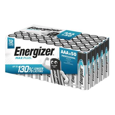 Energizer Batterie Max Plus AAA , 50 Stück