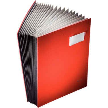 LEITZ Unterschriftsmappen A4 57000025 rot 20 Fächer