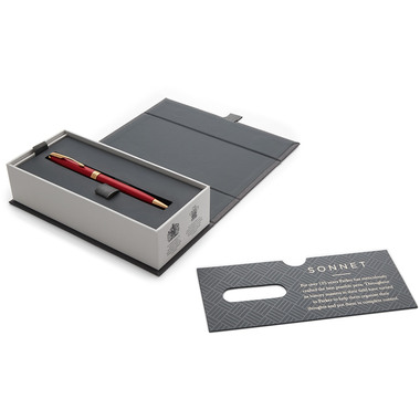 PARKER Sonnet Penna sfera M 1931476 rosso/oro
