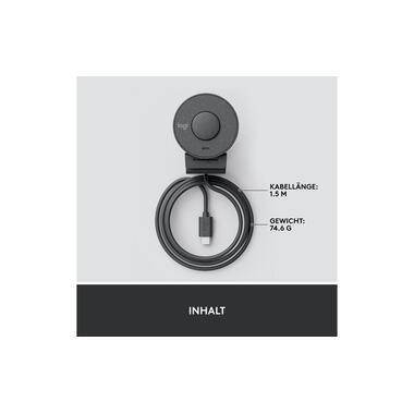 Logitech Webcam Brio 300 Grafite
