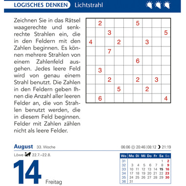 HARENBERG Abreisskalender 2026 2103700+26 Brain Jogging DE 12.5x16cm