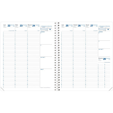 QUO-VADIS Agenda Impala Eureq. 2026 026036Q 1W/2S schwarz FR 24x30cm