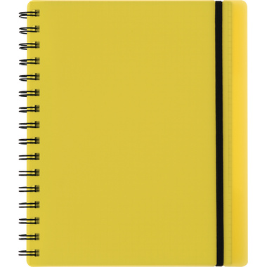 KOLMA Taccuino Easy KolmaFlex A5 06.551.11 giallo,a quadretti 5mm 100 fg.