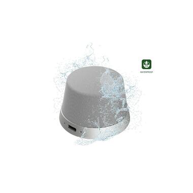 4smarts Haut-parleur Bluetooth SoundForce Gris, Argenté