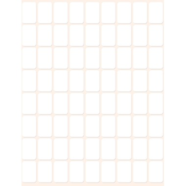AVERY ZWECKFORM Étiquettes univers. 18x12mm 3312 blanc 1800pcs./25fl.