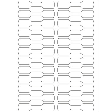 HERMA Etiquettes 49x10mm 2510 blanc 600 pcs.