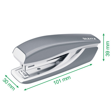 LEITZ Mini-Heftgerät NEXXt WOW 5528 5528-10-26 rot 10 Blatt