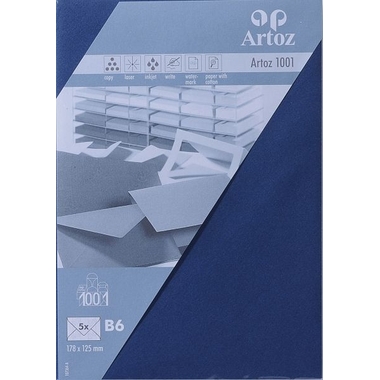 ARTOZ Enveloppes 1001 B6 107364184 100g, classic blue 5 pcs.