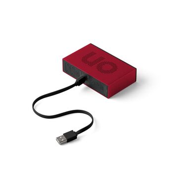 Lexon Digitalwecker Flip Premium Rot