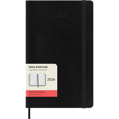 MOLESKINE Agenda Classic Large 2026 DSB12DC3Y26 1J/1P noir SC 13x21cm