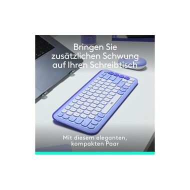 Logitech Keyboard-Mouse Set POP Icon Combo Lilac