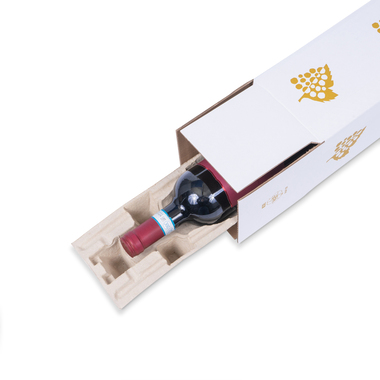 Weinversand Verpackung für 1x 0.75l Flasche mit Flaschenhöhe 360mm & Ø95mm