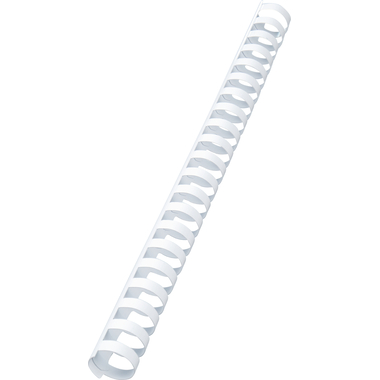 GBC Plastikbindrücken 22mm A4 4028612 weiss, 21 Ringe 100 Stück
