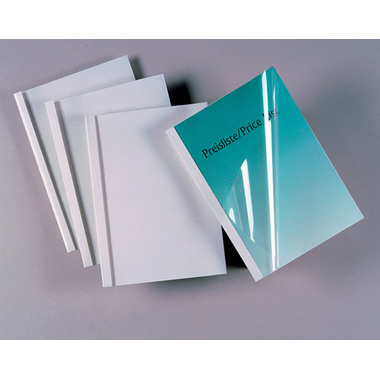 GBC Couverture reliures 4mm A4 IB370038 blanc 100 pcs.