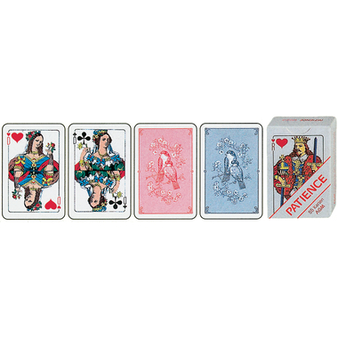 AGMÜLLER Patience 43x66mm 10032199-001 blau 55 Karten