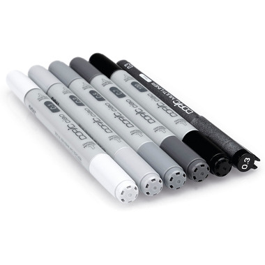 COPIC Marker Ciao 22075554 5+1 Set Cool Grey Tones