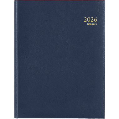 BREPOLS Agenda Timing Lima 2026 0.137.1256 1S/2P bleu 17.1x22cm