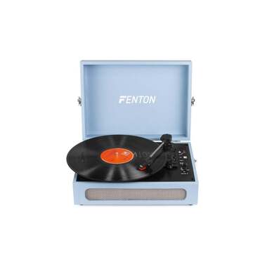 Fenton Turntable with Bluetooth RP118E Blue