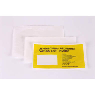 DOCUFIX Dokumententasche Graspapier 2FHDP335212 130x240mm 1000 Stück