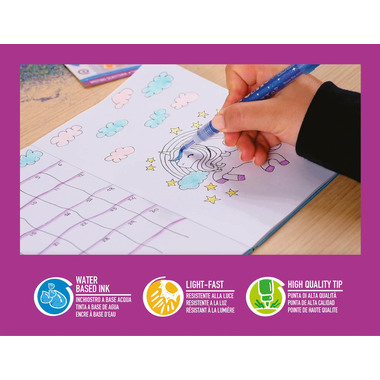 CARIOCA Fasermaler 42190 Glitter E-6