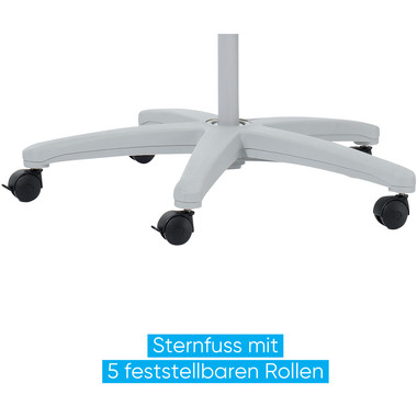 FRANKEN Flipchart 70x100 cm FC91 U-Act!Line, mit Rollen