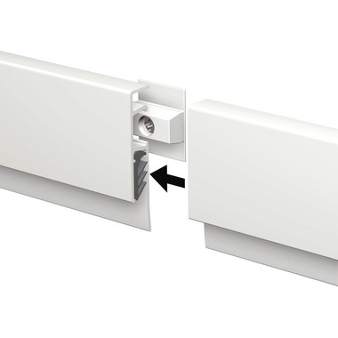 MAUL Bornier MAULgrip 100cm 6245802 blanc, Alu
