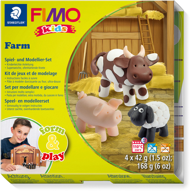 FIMO form&play 4x42g 803401LY Set Farm