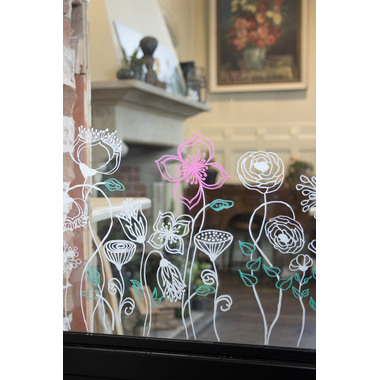 SECURIT Pochoirs vitrine WINDOODLE WD-3A3-HM A3 Home 3 pcs