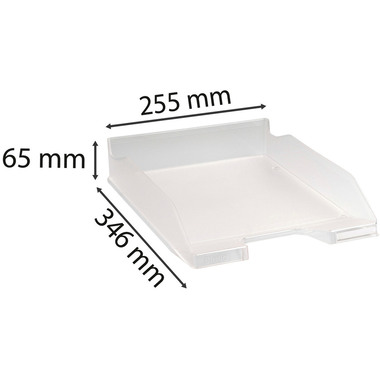 BIELLA Corbeille Courr.COMBO-MIDI A4+ 11323503BIDU transluzent