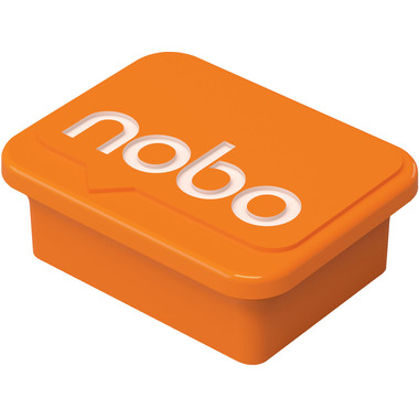 NOBO Magnete 18x22mm 1905327 orange 4 Stück