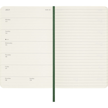 MOLESKINE Agenda Classic Pocket 2026 DSK1512WN2Y26 1S/1P verde mirto SC 9x14cm