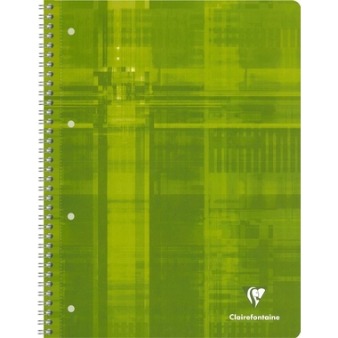 CLAIREFONTAINE Spiralheft Studium A4 8256 liniert, ass. 80 Blatt